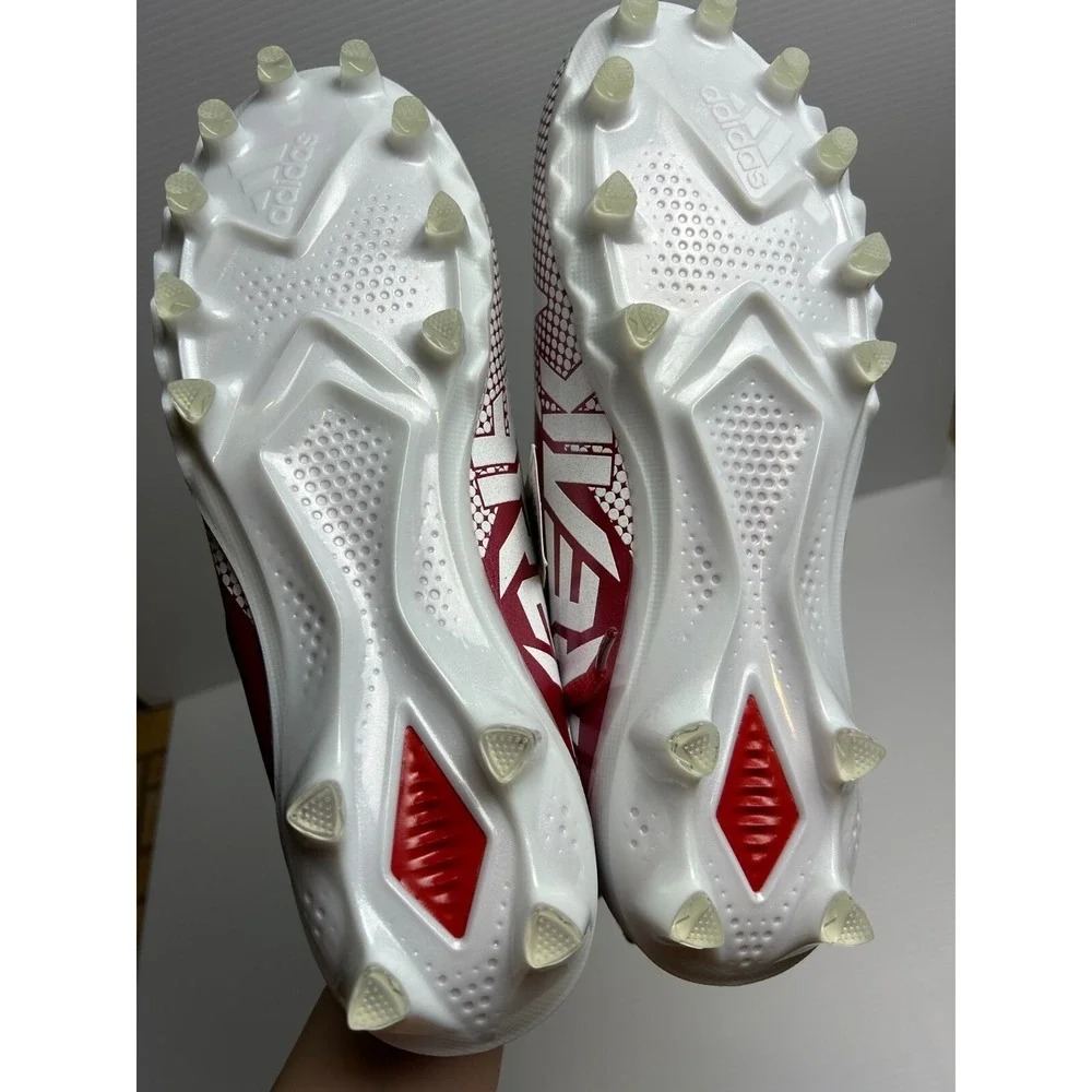 New Adidas Freak 22 Team Football Cleats Size 12.5 Red White GW3422